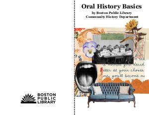 Oral history basics