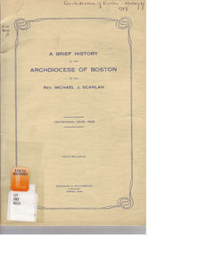 A brief history of the Archdiocese of Boston