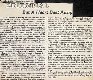But a heart beat away