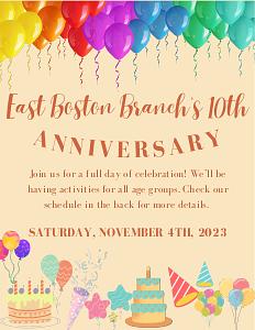 East Boston Branch's 10th anniversary
