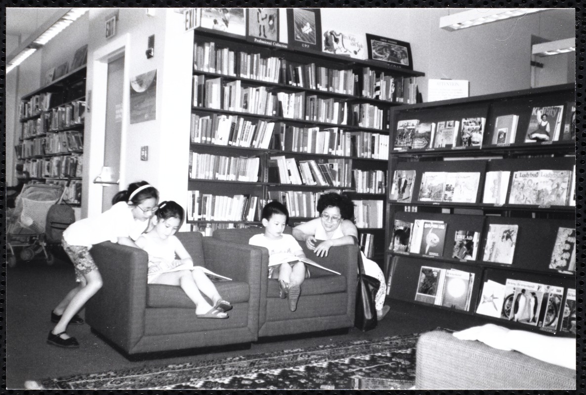 Newton Free Library, Newton, MA. Communications & Programs Office. Reading - child & adult