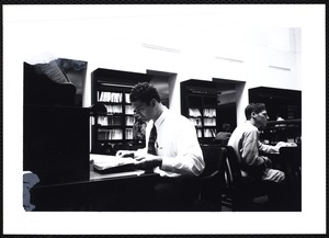 Newton Free Library, Newton, MA. Communications & Programs Office. Atrium shots