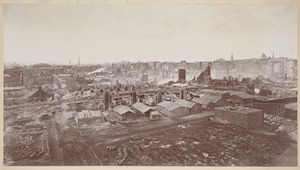 Ruins of the Great Fire, Boston, Mass. November 9-10, 1872. From the Sailors' Home (Fort Hill)