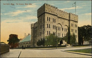 Fall River, Mass. The Armory, west side.