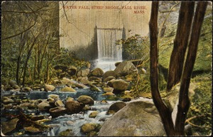 Water fall, Steep Brook, Fall River, Mass.
