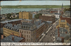 Fall River, Mass. looking north west from City Hall