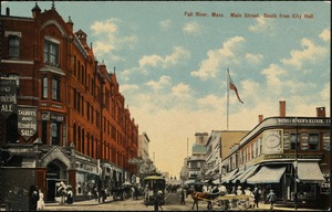 Fall River, Mass. Main Street, south from City Hall
