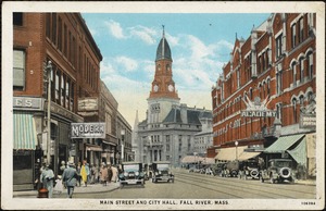 Main Street and City Hall, Fall River, Mass.