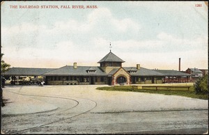 The railroad station, Fall River, Mass.