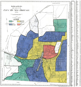 Residential security map of New Britain, Conn.