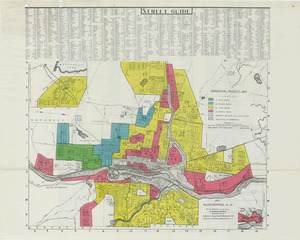 Residential security map of Manchester, N.H.