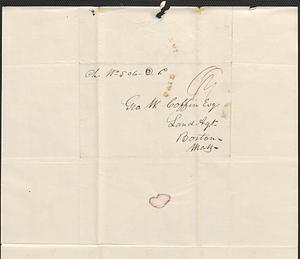 D. Parker to George Coffin, 11 November 1840