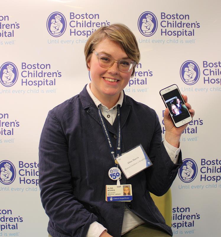 Alina J. Morris at the Boston Children's Hospital Photo Sharing Event