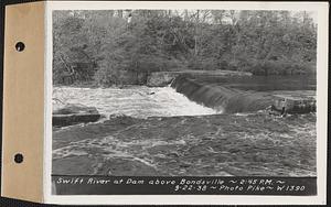 Swift River at dam above Bondsville, Palmer, Mass., Sep. 22, 1938