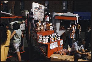 "Fool the Professor" sign at carnival, Boston