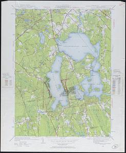Assawompset Pond Quadrangle Massachusetts [with annotations]