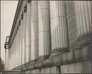 Detail of columns, Museum of Fine Arts, Boston