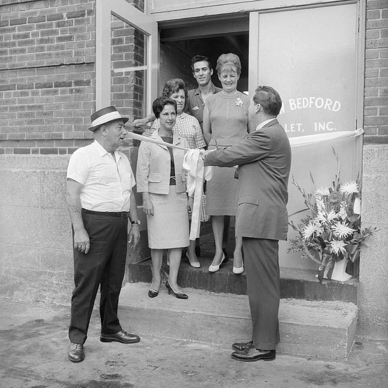 Mayor Edward Harrington at New Bedford Fillet Company grand opening