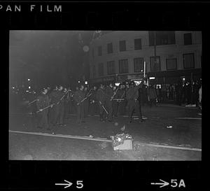 Harvard Square anti-war riot