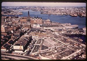 View of Boston from above