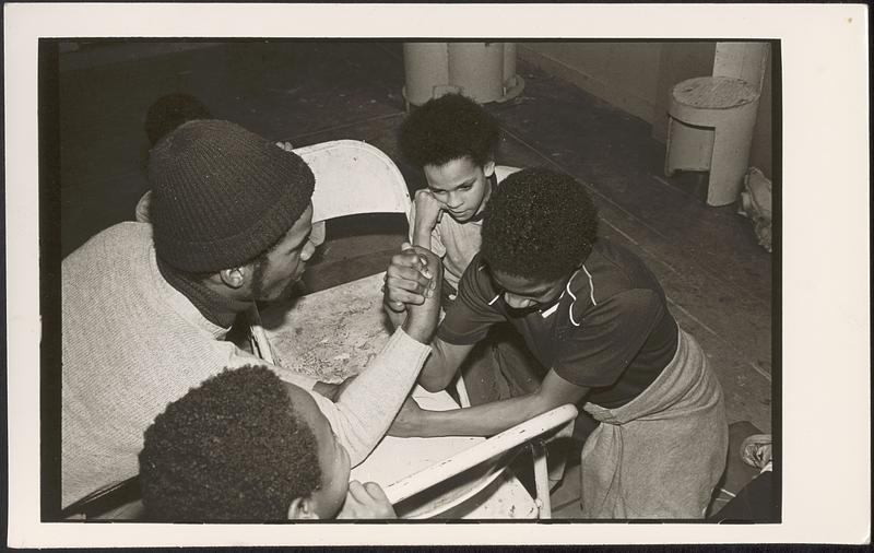 Arm wrestling in the basement, 2/2