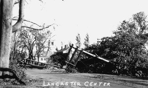 Damage in Lancaster Center