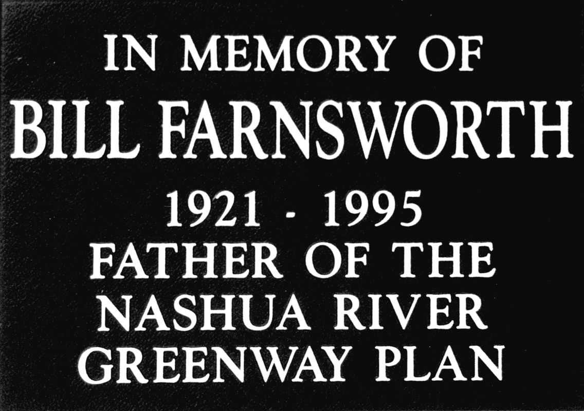 Farnsworth Memorial Bridge and plaque