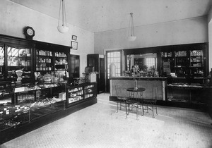 An interior view of the Poplar Sweet Shoppe