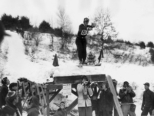 A ski jump championship