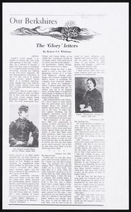 "The Glory Letters" Annie Kneeland Haggerty Shaw (mother) to Robert Gould Shaw (son) re: Massachusetts All-Volunteer 54th Regiment