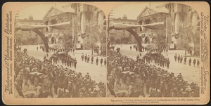 The arrival of William McKinley's remains at the courthouse, Sept. 18, 1901, Canton, Ohio