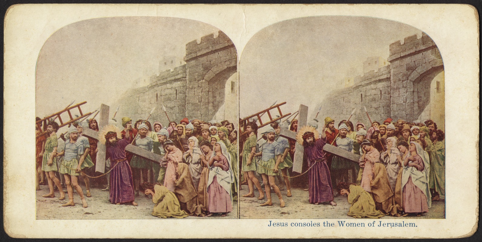 Jesus consoles the women of Jerusalem
