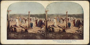 Panoramic view of Calvary during Christ's last moments