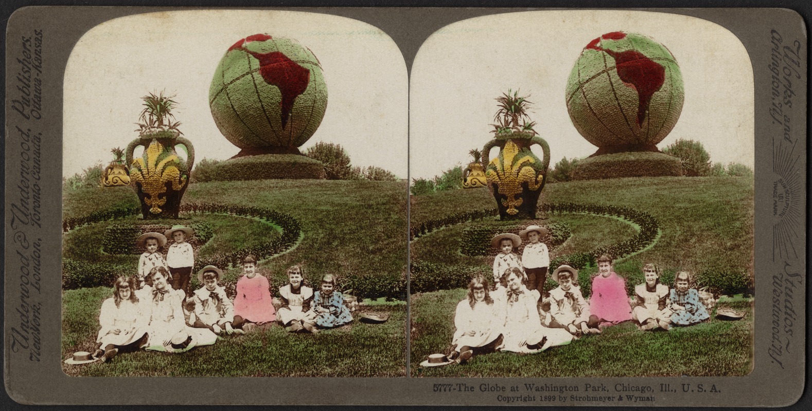 The globe at Washington Park, Chicago, U.S.A.