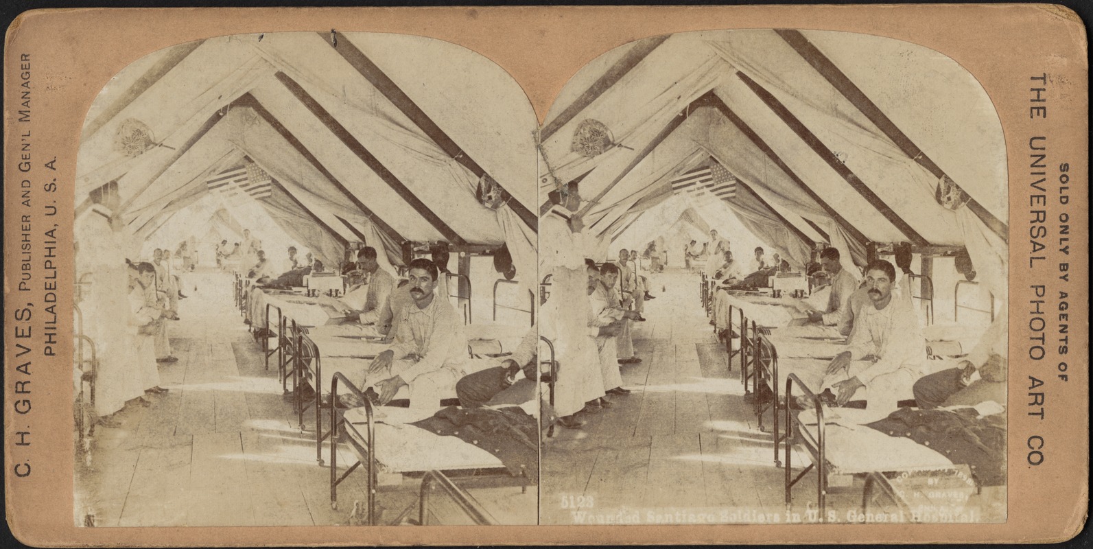 Wounded Santiago soldiers in U.S. general hospital