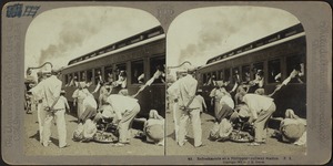 Refreshments at a Philippines railway station