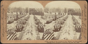 Burial of the victims of the "Maine" in their final resting place, Arlington Cemetery, Va., Dec. 28, 1899