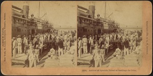 Arrival of Spanish vessel at Santiago de Cuba