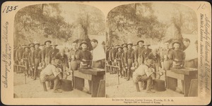 In line for rations, Camp Tampa, Florida, U.S.A.