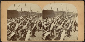 Troops at the Southern Florida Railroad