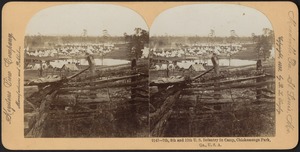 7th, 8th and 12th U.S. Infantry in camp, Chickamauga Park, Ga., U.S.A.