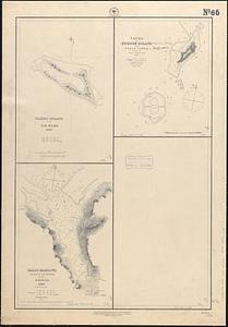 Wakes Island ; Vatoa or Turtle Island and Vuata Vatoa ; Taloo Harbour, Island of Eimeo