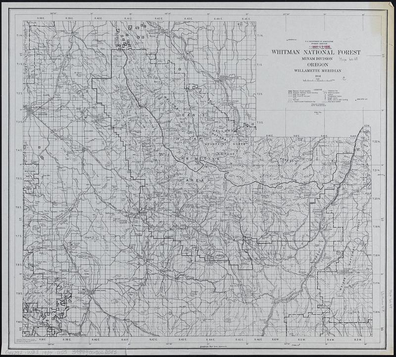 Whitman National Forest, Minam Division, Oregon