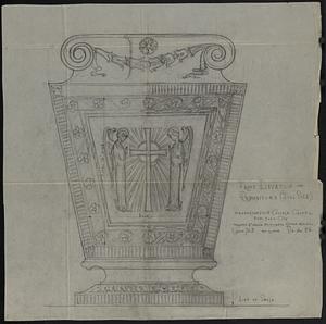 Front elevation of repository (full size)