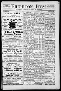 The Brighton Item, April 23, 1892