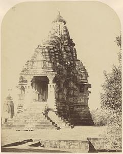 General view from the north-east of the Visvanatha Temple, Khajuraho