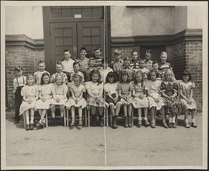 Class of 1951 4th and 5th grade at East Whately School (Blue School)