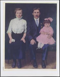 Frank Kulesa with Stephania Puchalski and daughter Jennie