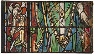 Gouache of an unidentified section of a window