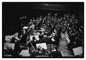 Harvard & Radcliffe Glee Clubs symphony Boulanger conducting, Symphony Hall